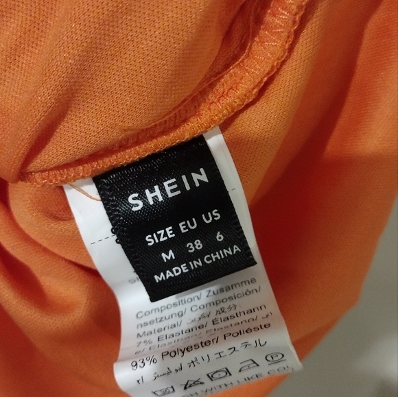 SHEIN BAE Halter Neck Backless Ruched Bodycon Dress - Picture 8 of 9